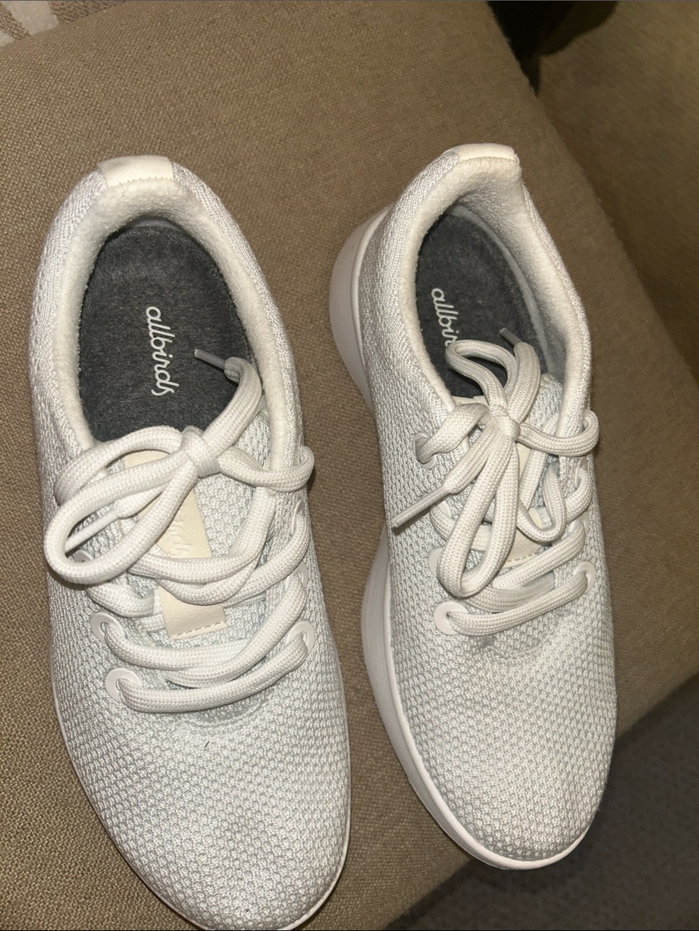 allbirds Women's White Knit Sneakers